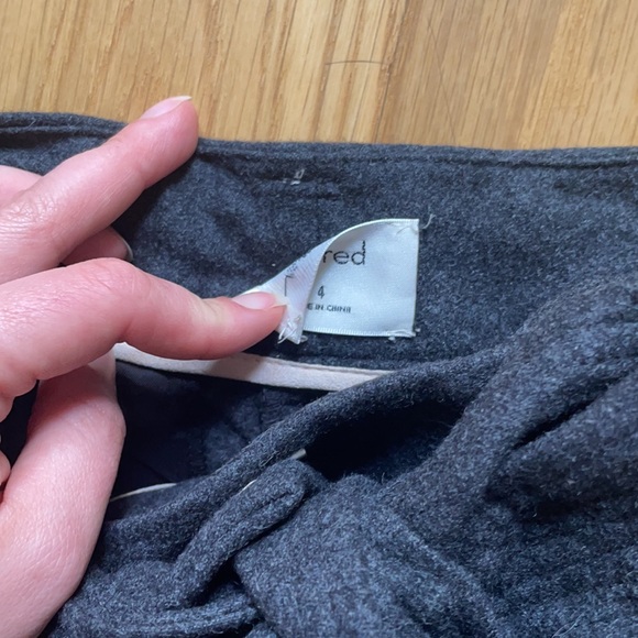 Aritzia Wilfred Tie-Front Wool Blend Trousers - Picture 5 of 7